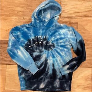 Blue Tie-Dye Hoodie